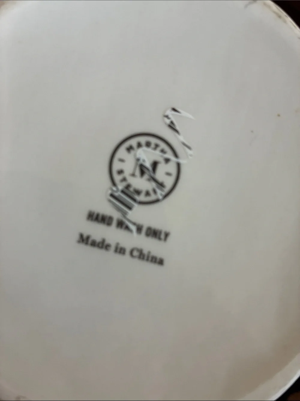 Martha Stewart porcelain cake